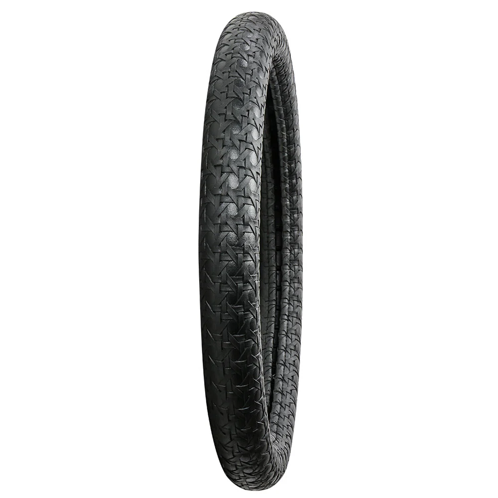 Black Criss Cross Steering Wheel Cover 18" - Image 2