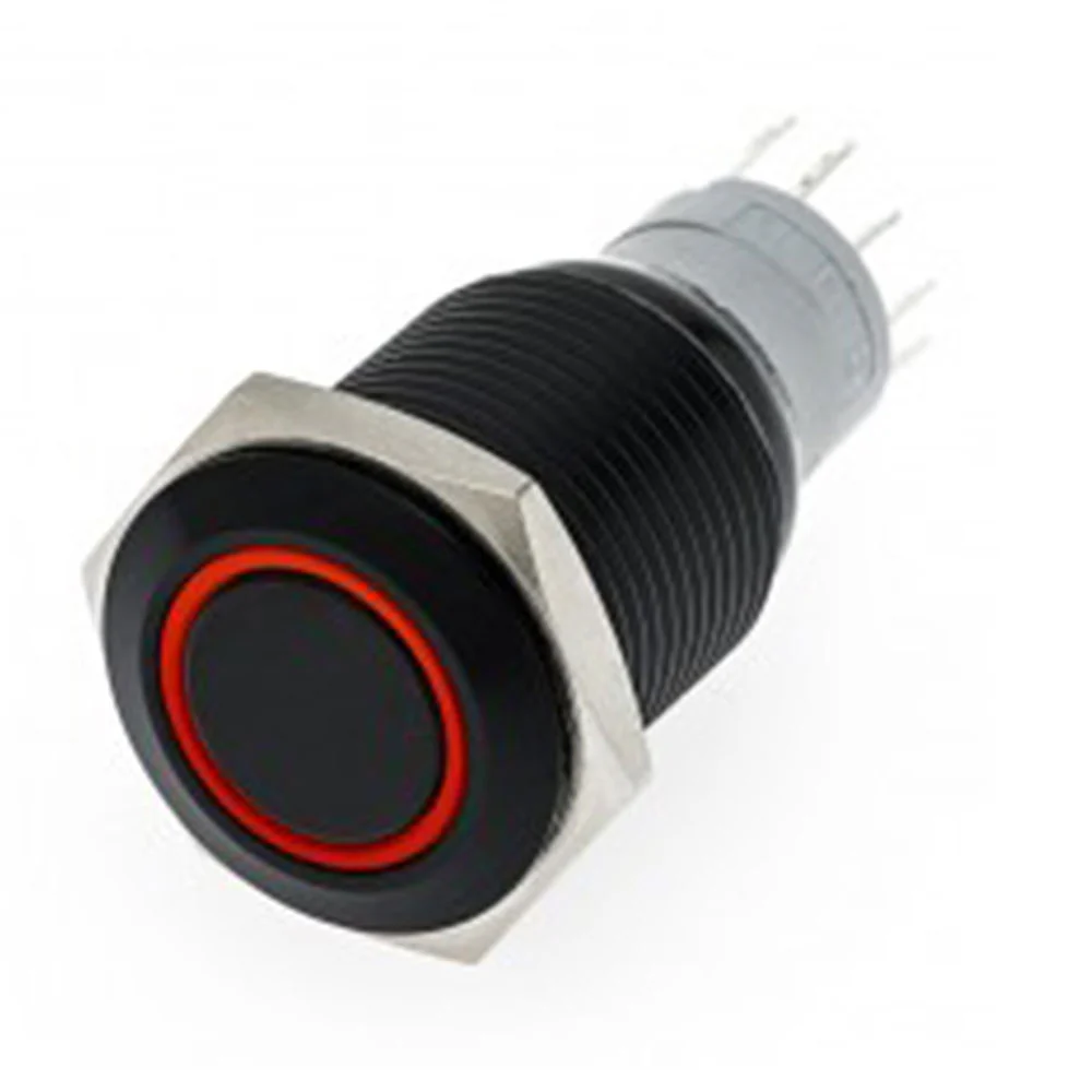 Black Flush Mount LED Switch