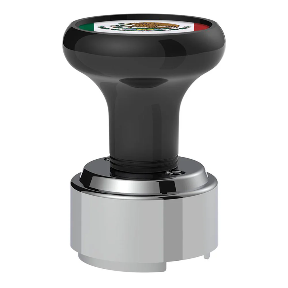 Black Gearshift Knob with Mexico Flag Sticker and 9/10 Speed Adapter - Thread On - Image 2