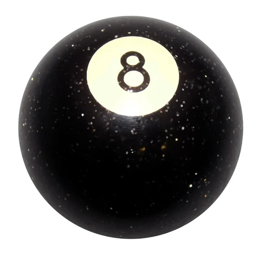 Black Glitter 8 Ball Shifter Knob