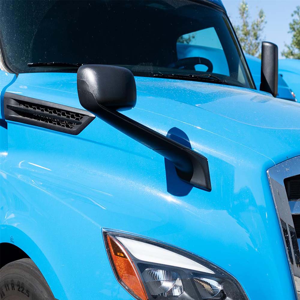 Black Hood Mirror for Freightliner Cascadia 2018-21 - Image 3