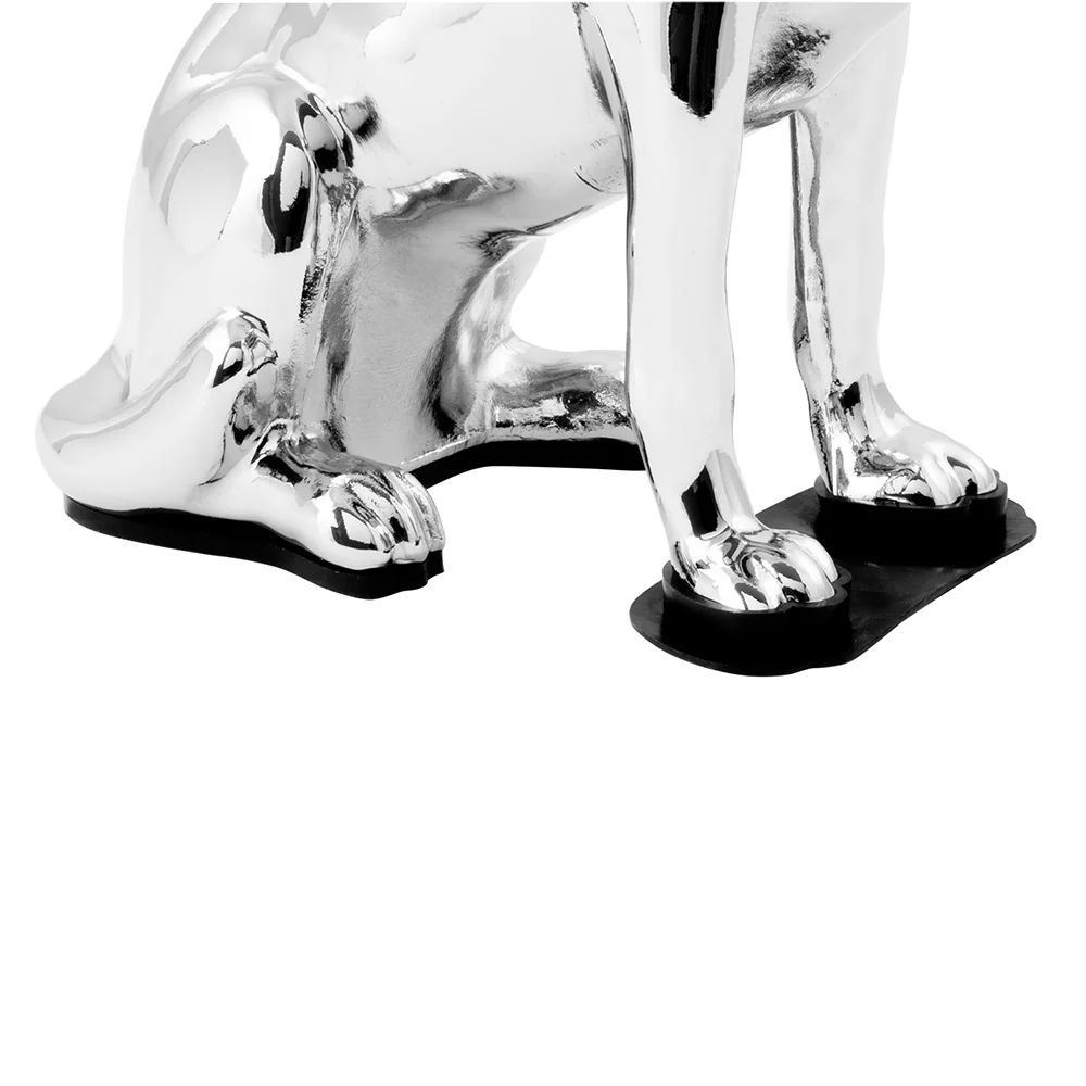 Black Howling Wolf Hood Ornament - Image 4