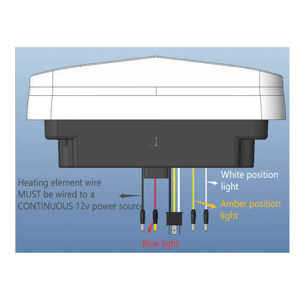 Black LED Projector Headlight Assembly with Heated Lens, Backlit Auxiliary & Housing Bucket - Image 7