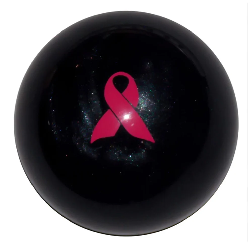 Black Pearl Pink Ribbon Shifter Knob