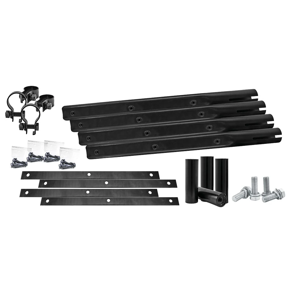 Black Stainless Single Axle Fender Mounting Kit