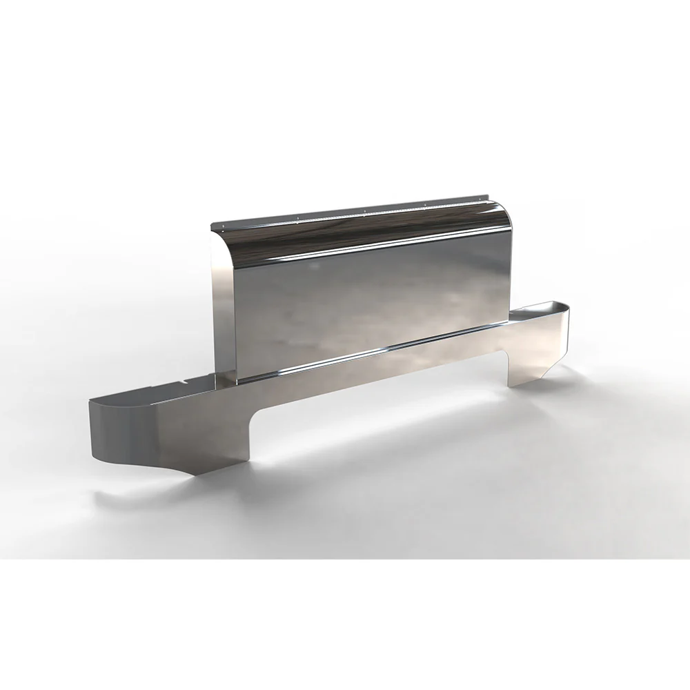 Blank Peterbilt Curved Sleeper Shock Cover