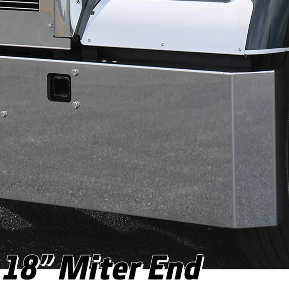 Blind Mount 18" Stainless Mitered End Bumper - Image 2