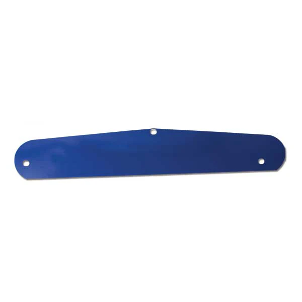 Blue Freightliner Mud Flap Weight Insert 4" x 24"