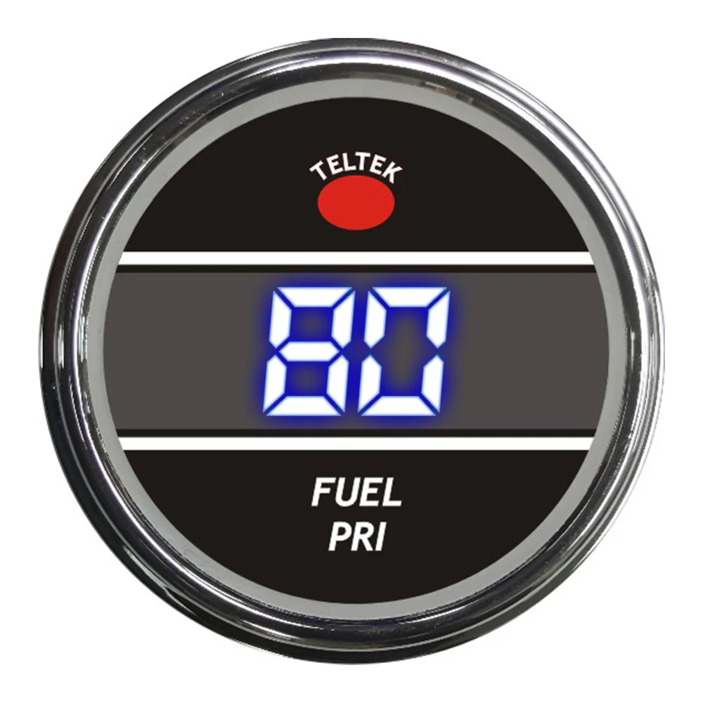 Blue Fuel Level Primary Teltek Smart Gauge for Kenworth 2006 and newer