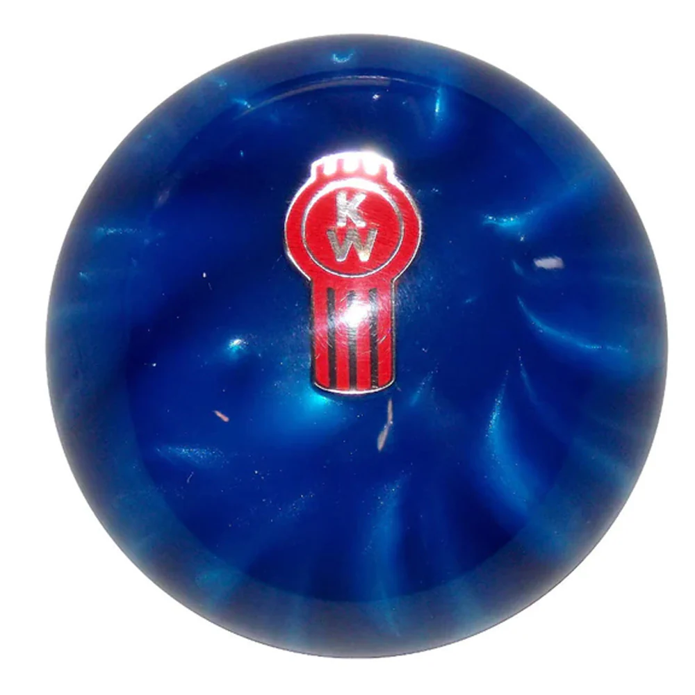 Blue Kenworth Pearl Brake Knob