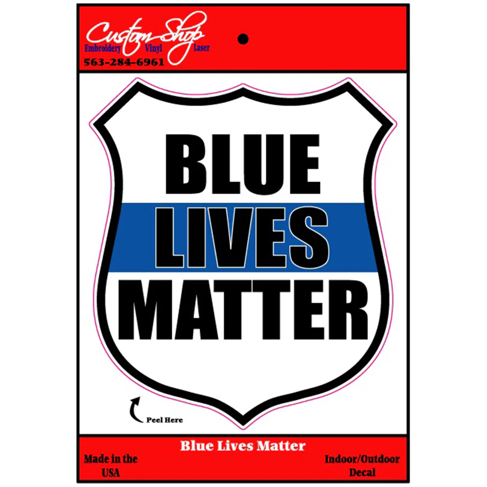 Blue Lives Matter Decal