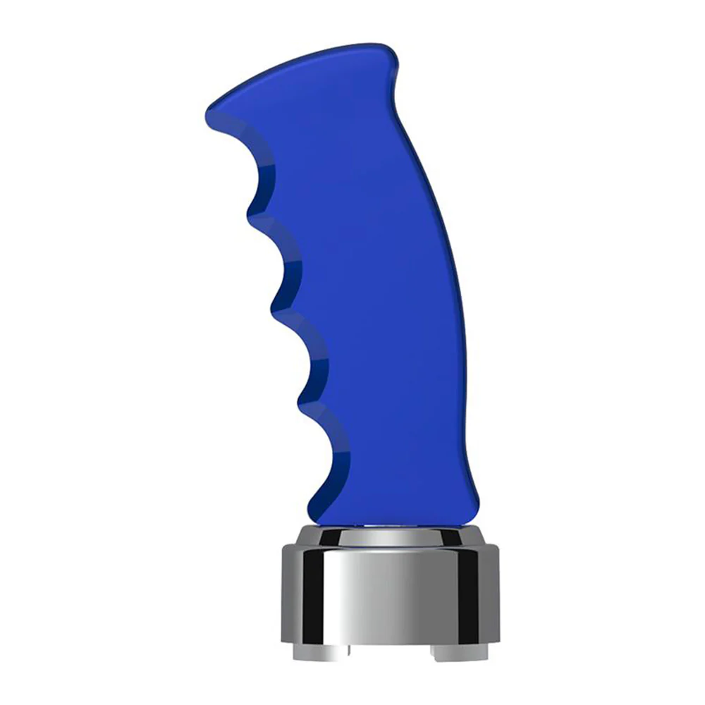 Blue Pistol Grip Gearshift Knob with 9/10 Speed Adapter - Image 2