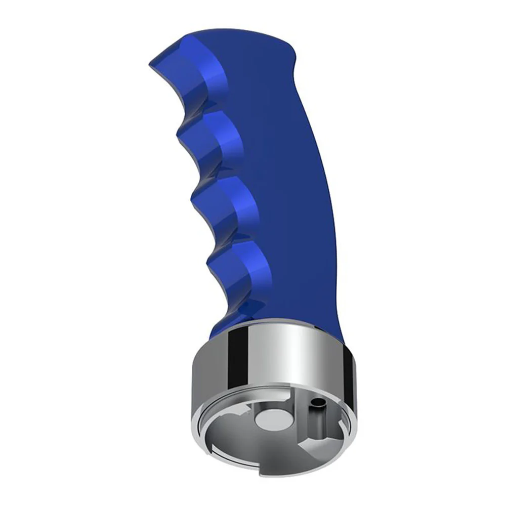 Blue Pistol Grip Gearshift Knob with 9/10 Speed Adapter - Image 3