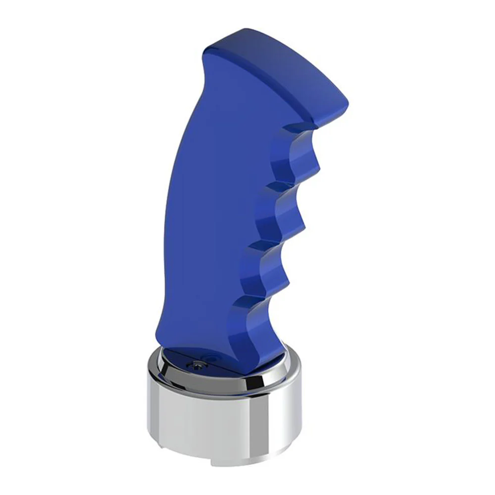 Blue Pistol Grip Gearshift Knob with 9/10 Speed Adapter - Image 4