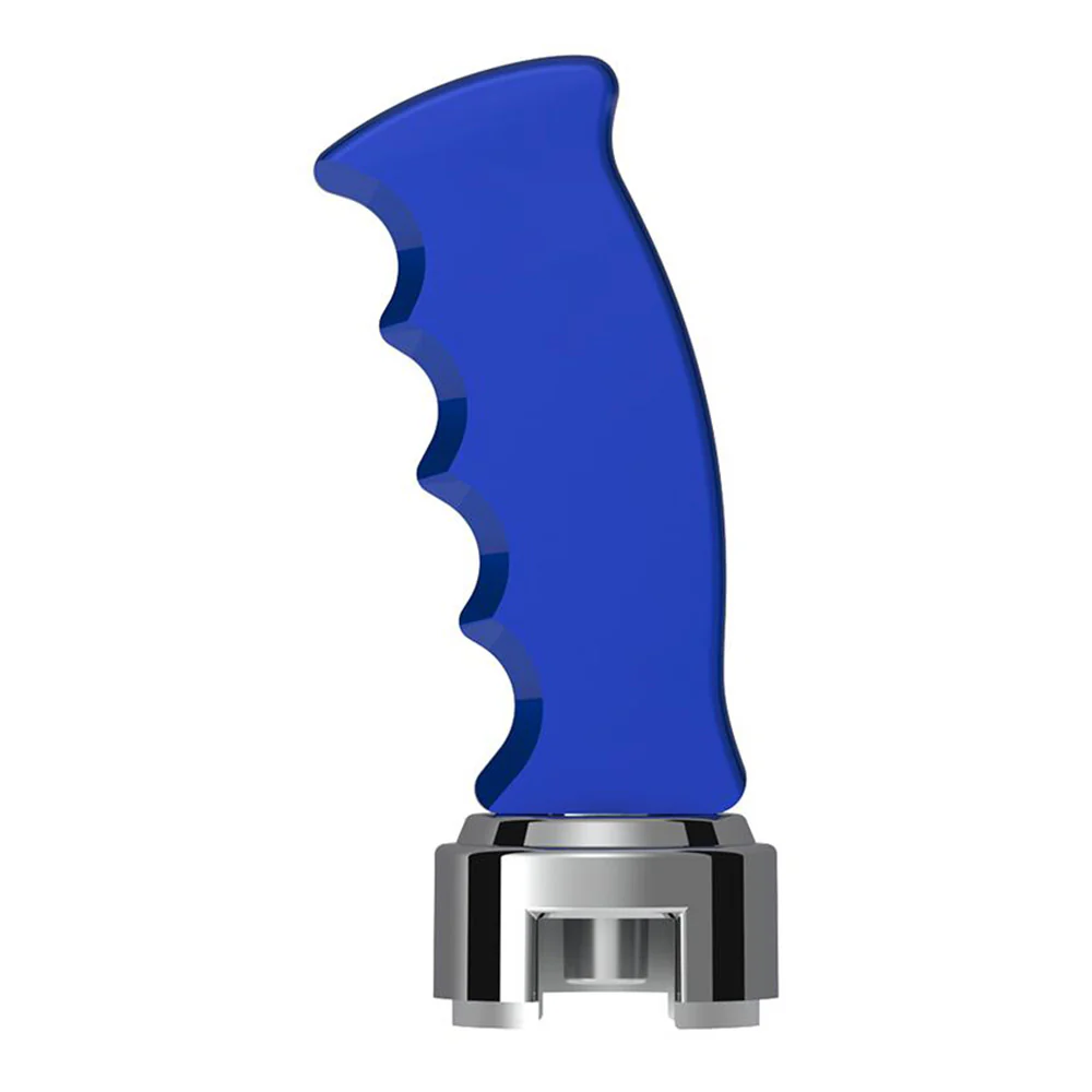 Blue Pistol Grip Shifter Knob with 13/15/18 Speed Adapter - Image 2