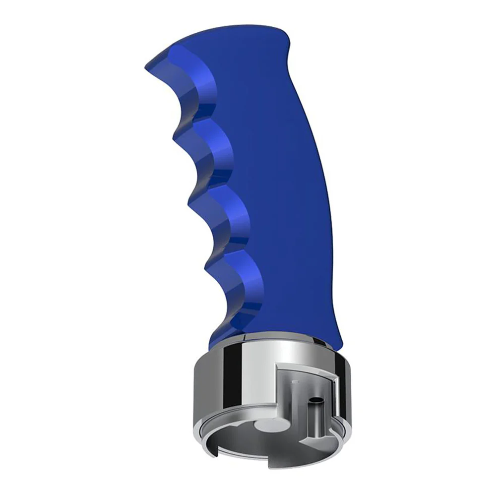 Blue Pistol Grip Shifter Knob with 13/15/18 Speed Adapter - Image 3