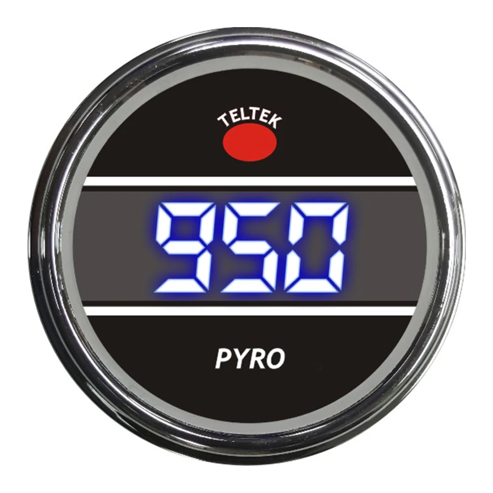 Blue Pyrometer Teltek Smart Gauge for Peterbilt 2006 and newer