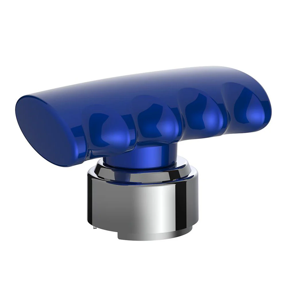 Blue T Shape Gear Knob with 9/10 Speed Adapter