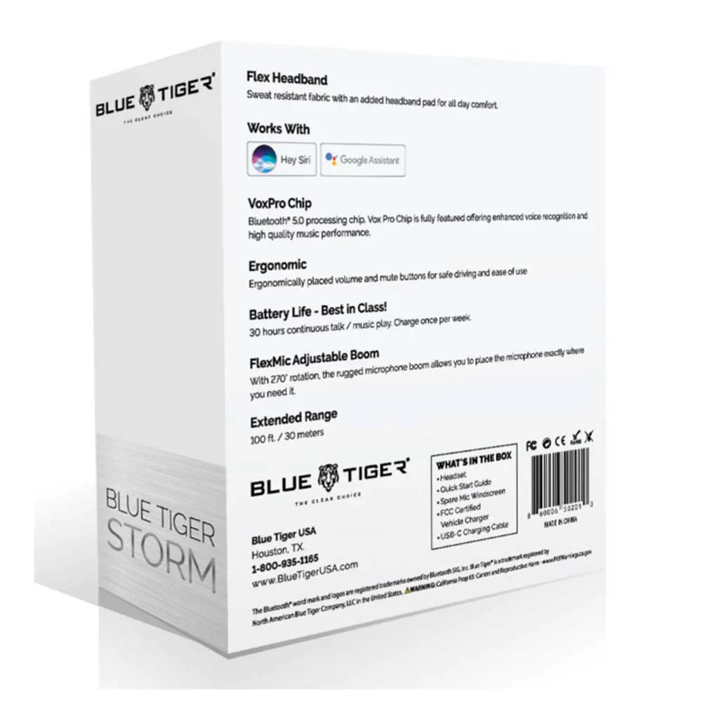 Blue Tiger Storm Headset - Image 5