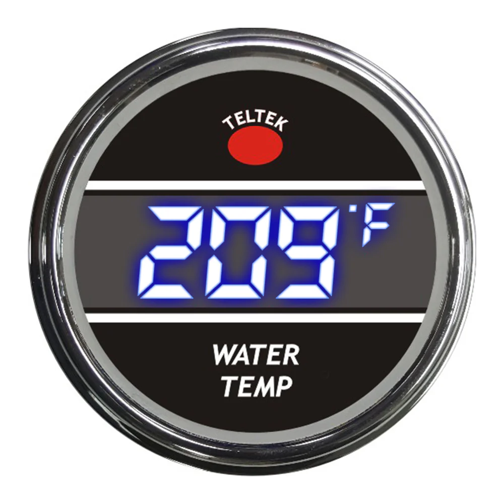 Blue Water Temperature Teltek Smart Gauge for Kenworth 2006 and newer