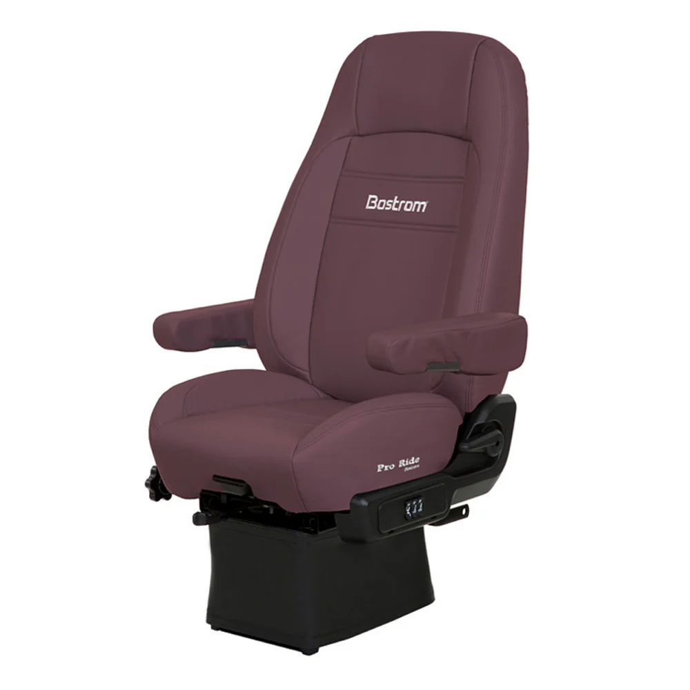Bostrom Red Lo Pro Ultra Leather Truck Seat