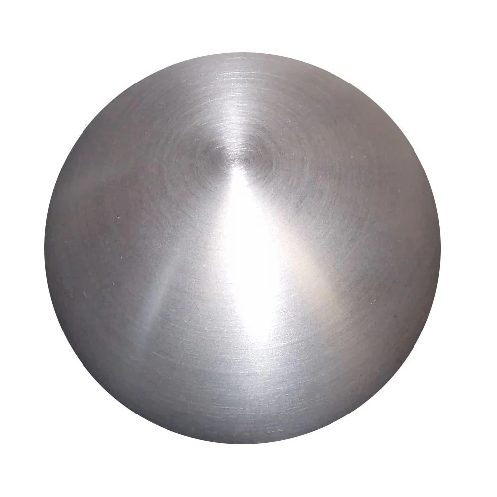 Brushed Billet Aluminum Round Air Brake Knob