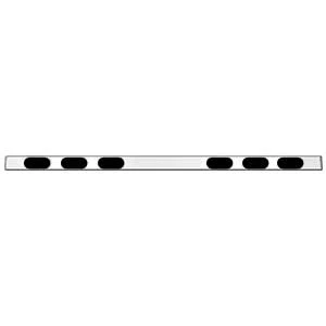 Bumper Bar 6 Oval Holes