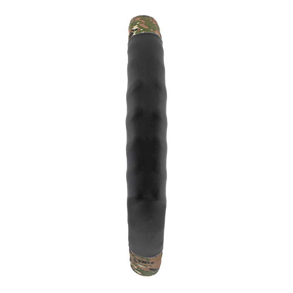 Camouflage Cloth and Suede 18" Steering Wheel Cover - Woodland Style - Image 2