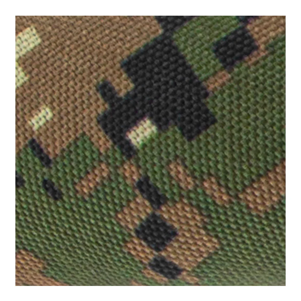 Camouflage Cloth and Suede 18" Steering Wheel Cover - Woodland Style - Image 3