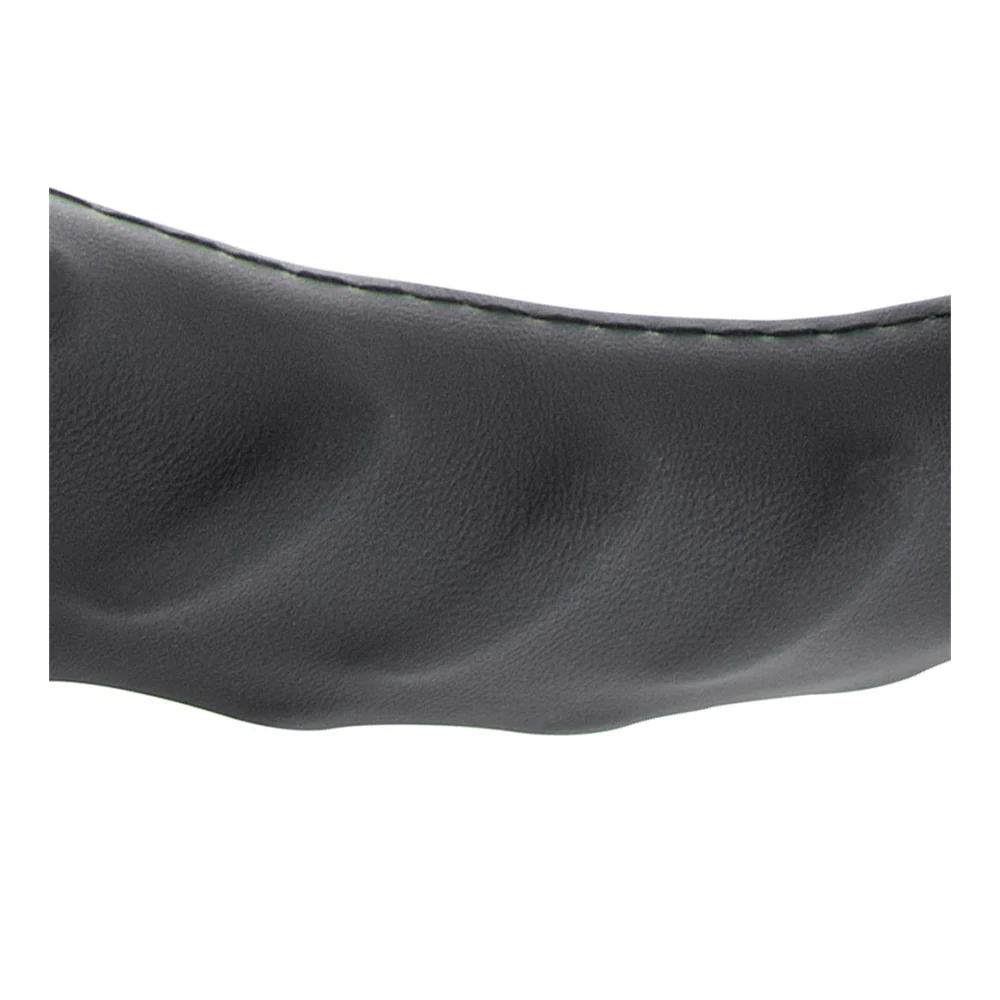Camouflage Cloth and Suede 18" Steering Wheel Cover - Woodland Style - Image 4