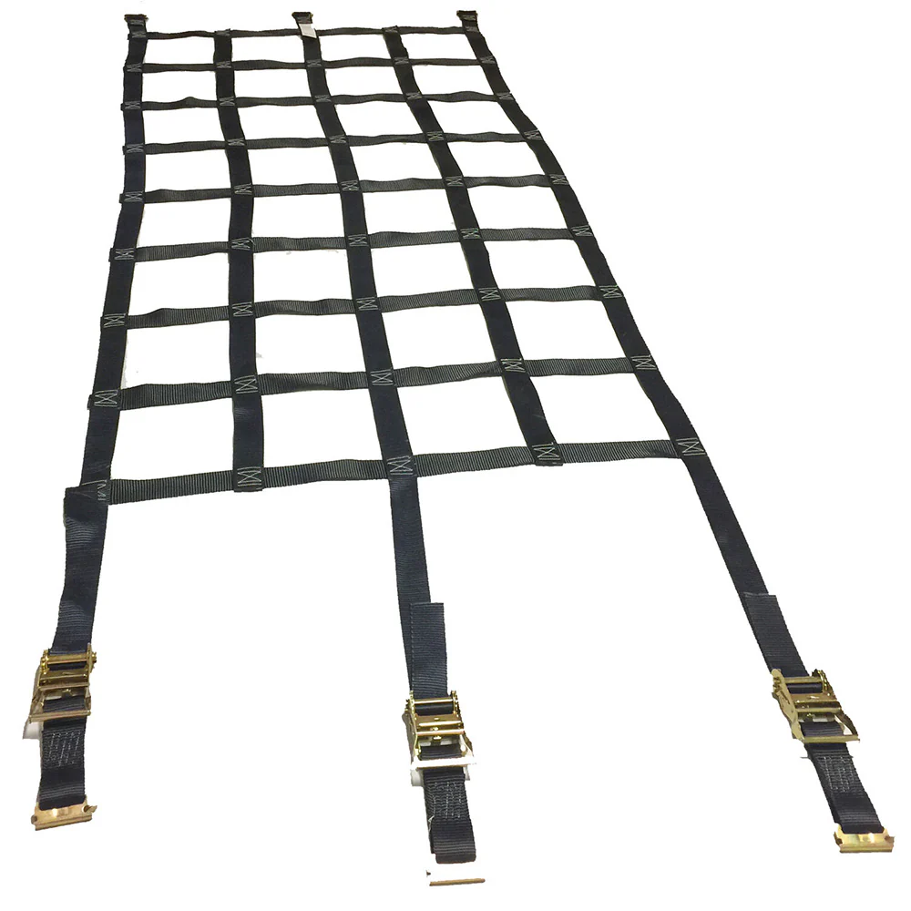 Cargo Net 82" x 82" with Ratchet Track Fittings - Image 2