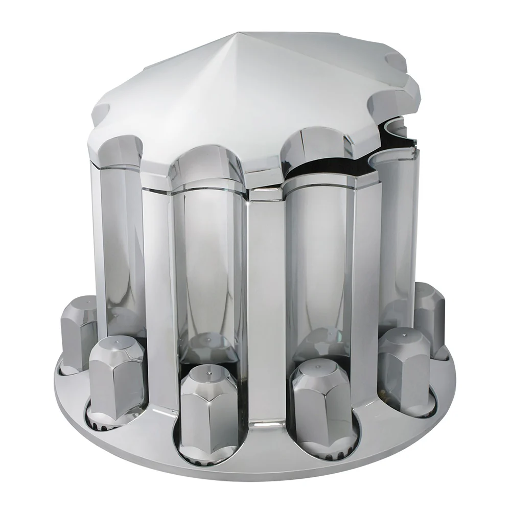 Chrome ABS Lock Tab Rear Axle Covers - Image 5