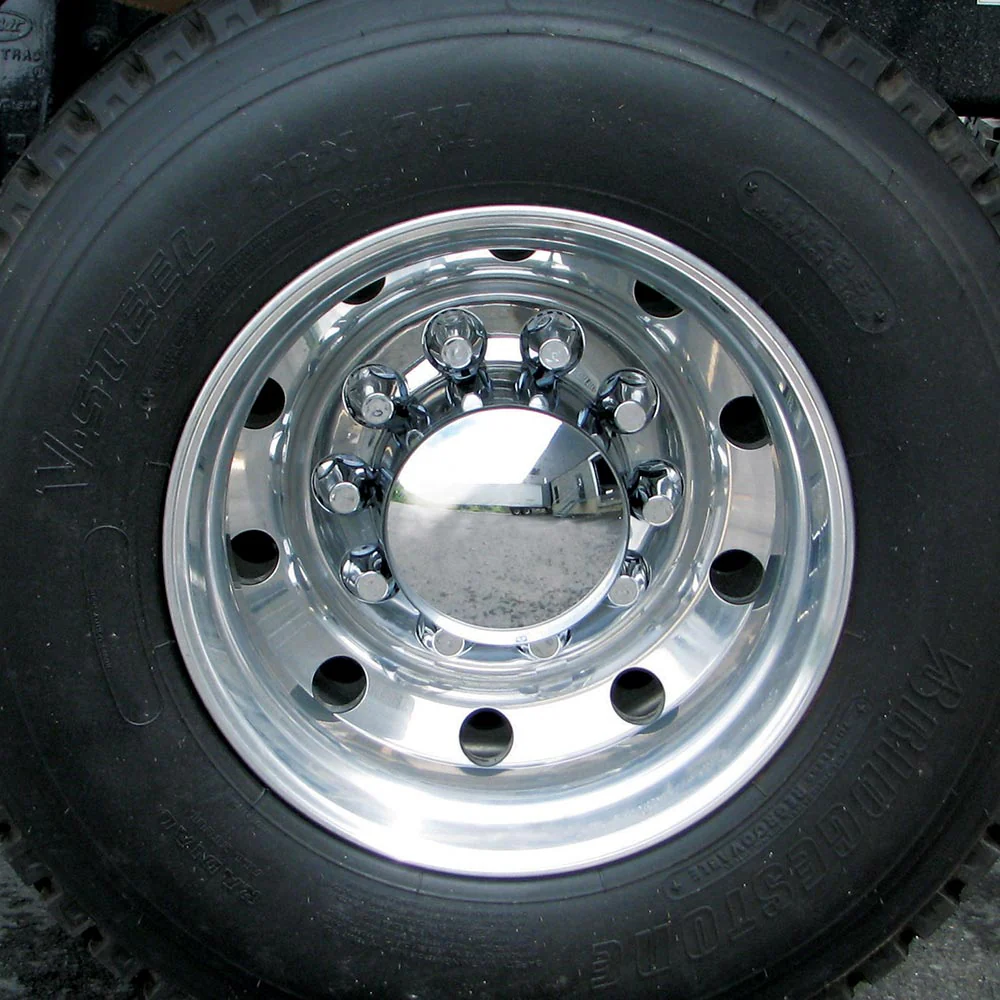 Chrome ABS Rear Axle Cover with 33mm Nut Covers - Image 2