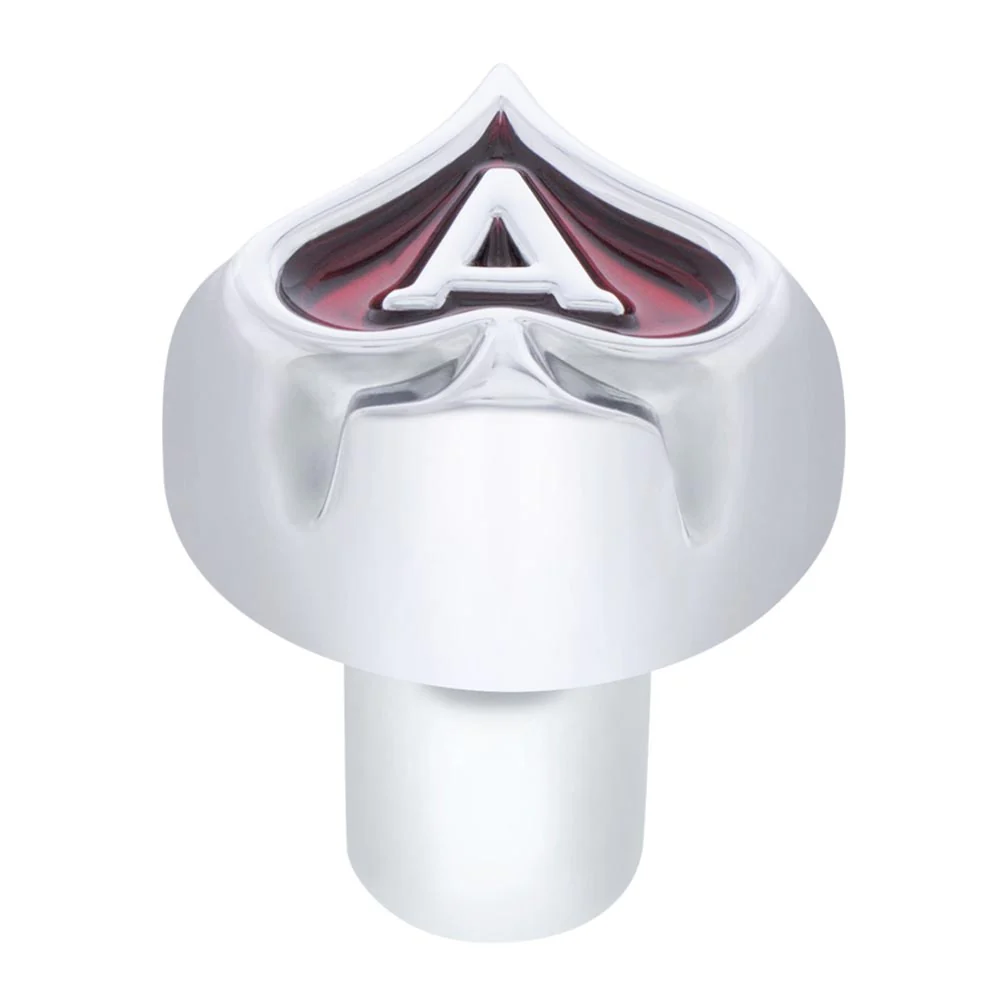 Chrome Ace of Spades Thread-On Shifter Knob - Image 2