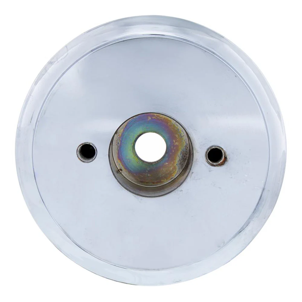 Chrome Aluminum Boyce Motometer with Base and Chrome Wings Hood Ornament - Image 3