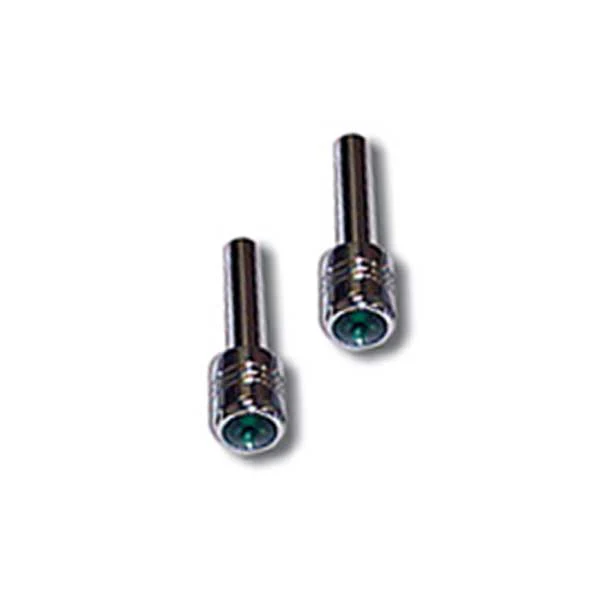 Chrome Aluminum Door Lock Knob with Jewel - Image 5