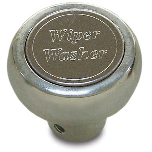 Chrome Aluminum Wiper/Washer Dash Knob
