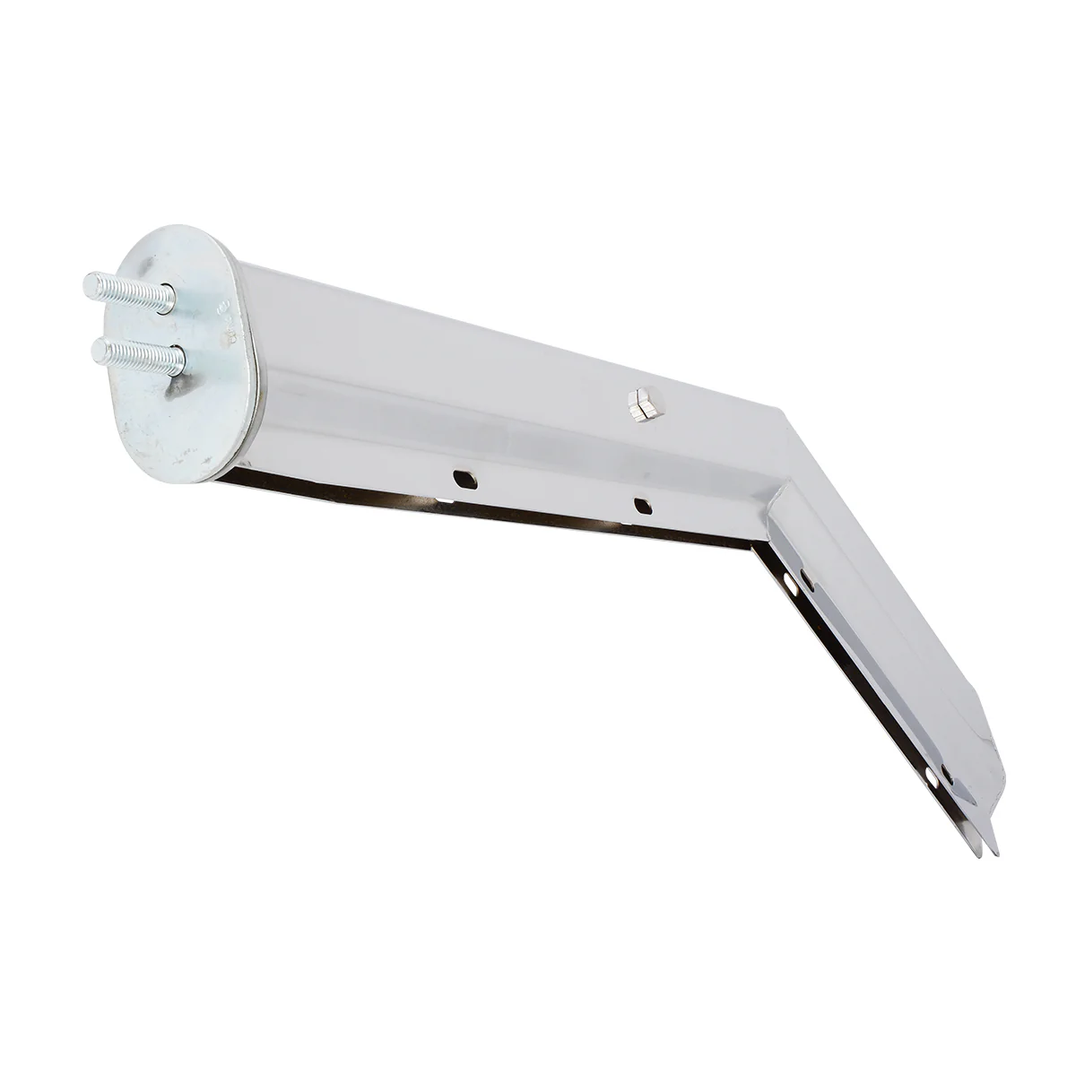 Chrome Angled Mud Flap Hangers 1-1/8" Bolt Spacing - Image 2