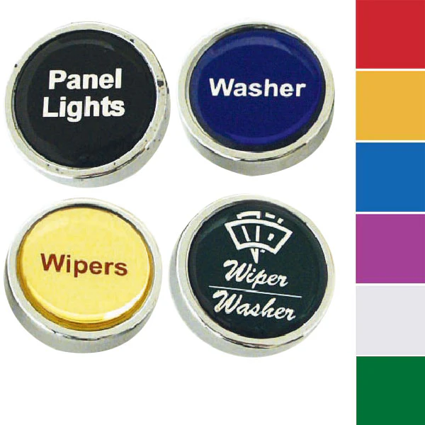 Chrome Assorted Dash Knobs