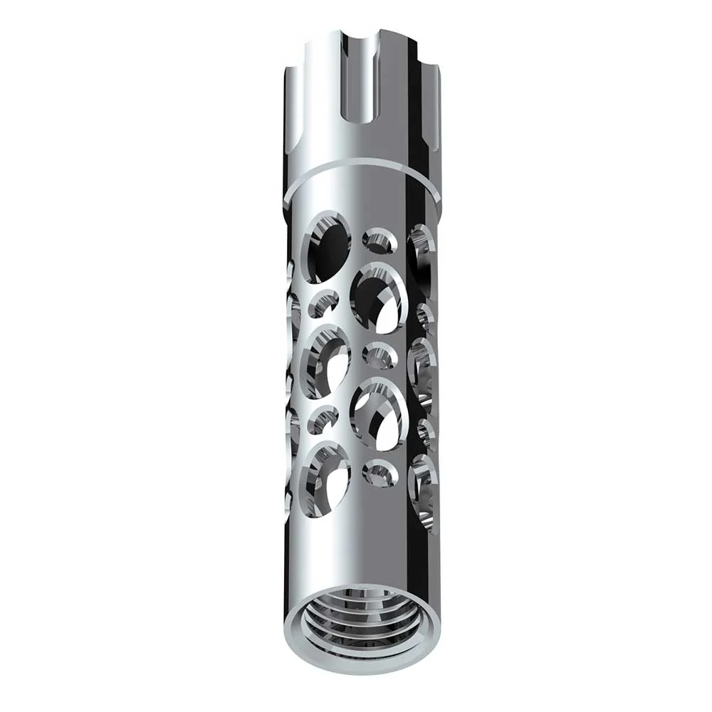 Chrome Austin Style Gun Cylinder Gearshift Knob - M30x3.5 Thread-On - Image 3