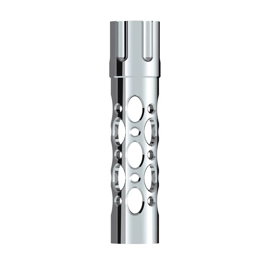 Chrome Austin Style Gun Cylinder Gearshift Knob - M30x3.5 Thread-On - Image 4