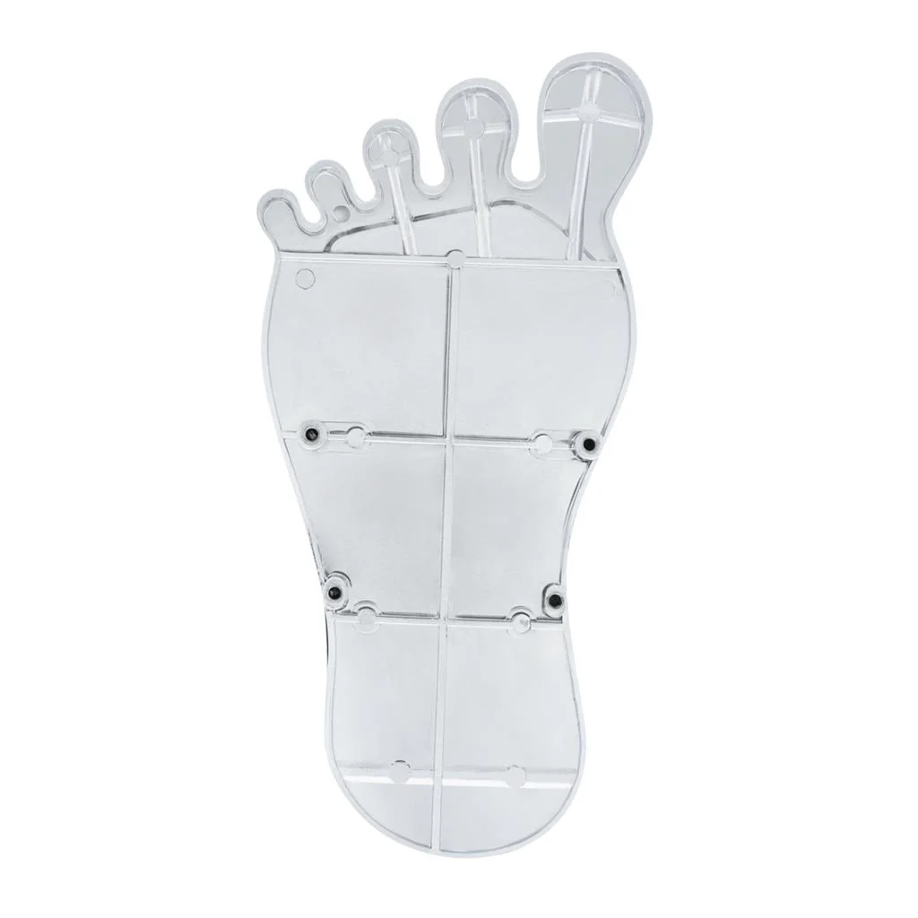 Chrome Barefoot Shape Gas Pedal Cover - Image 3