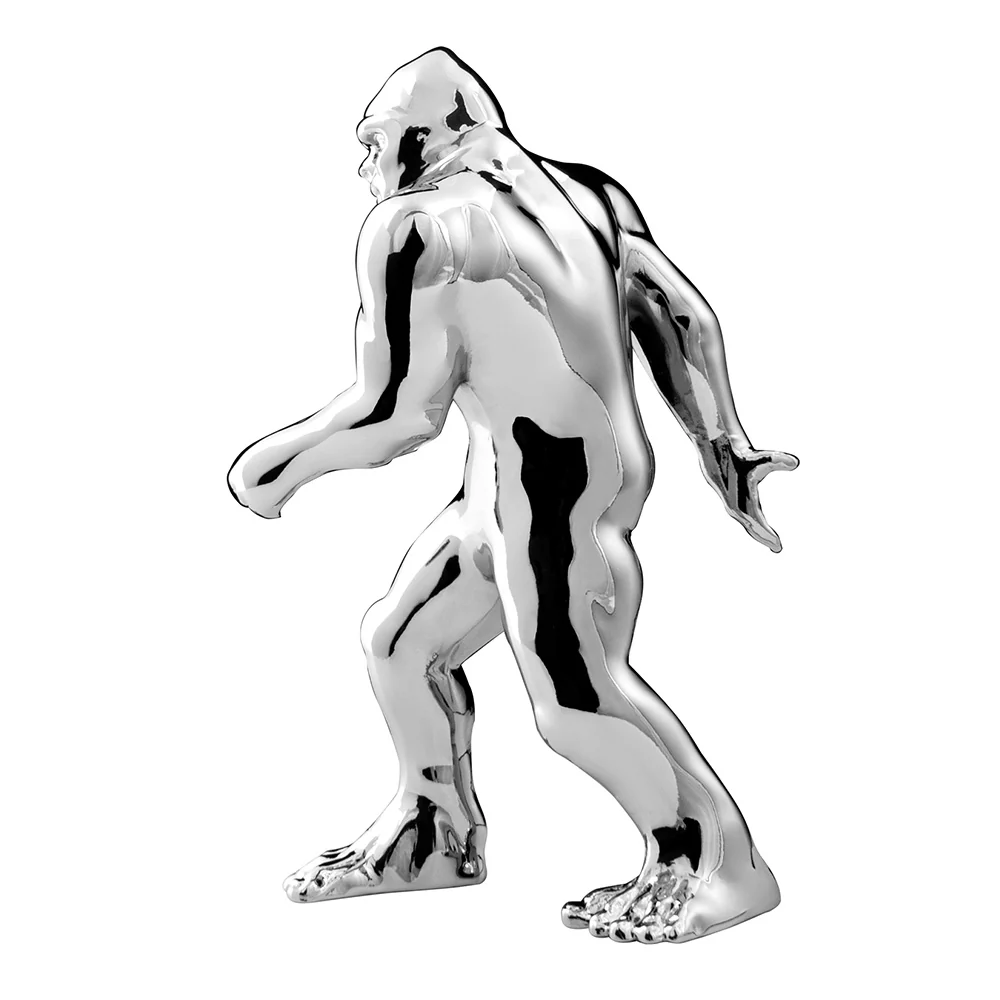 Chrome Big Foot Hood Ornament - Image 4