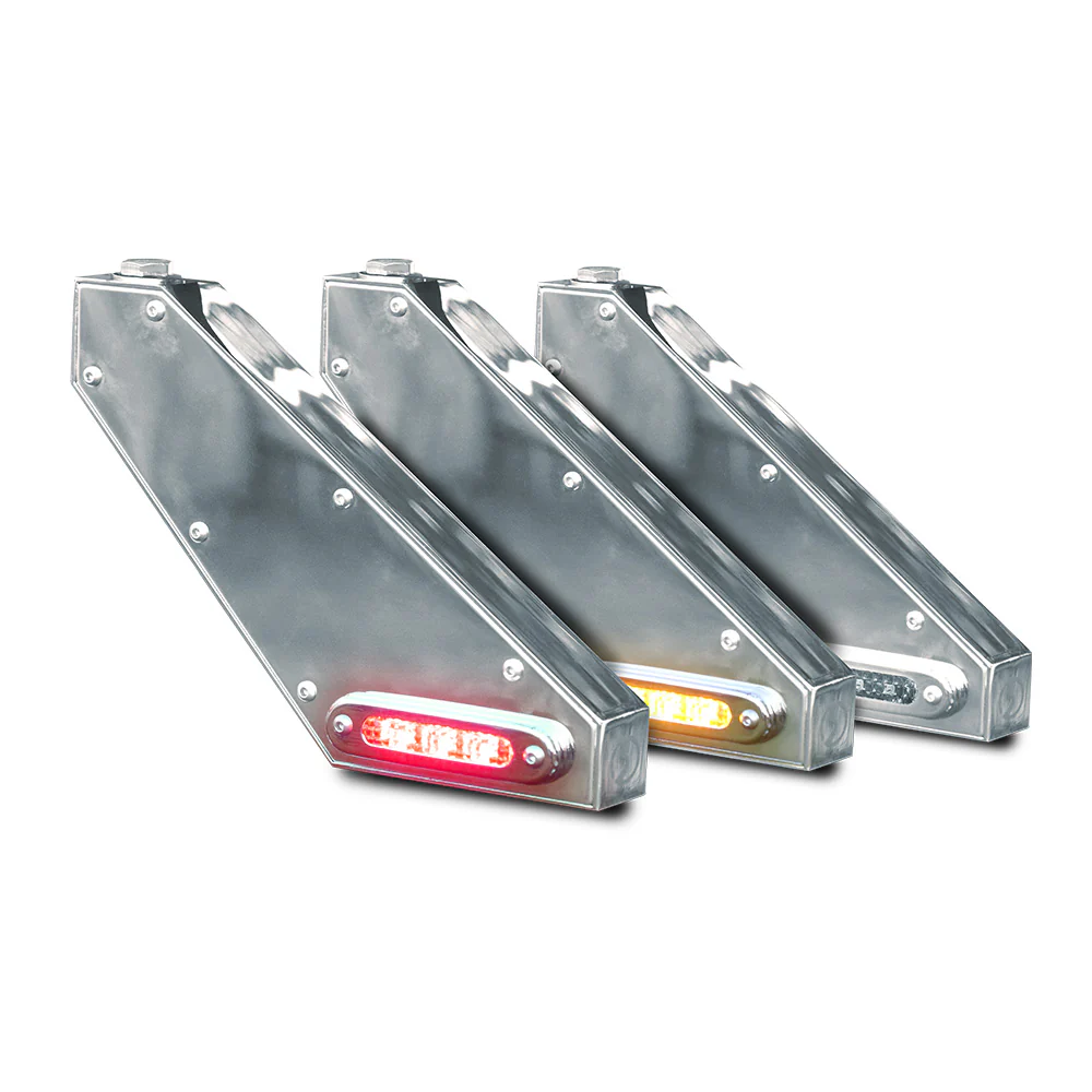 Chrome Billet Mirror Light Bracket