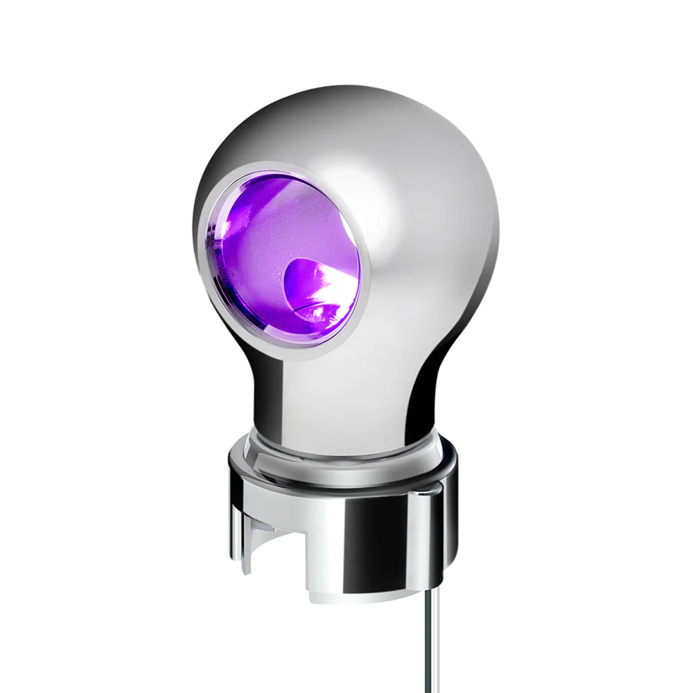 Chrome Charlotte Gearshift Knob LED For 13/15/18 Speed Adapters - Image 10