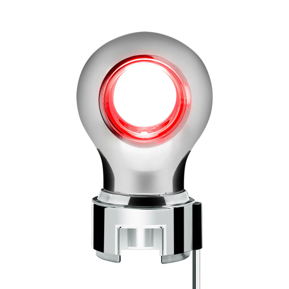 Chrome Charlotte Gearshift Knob LED For 13/15/18 Speed Adapters - Image 3