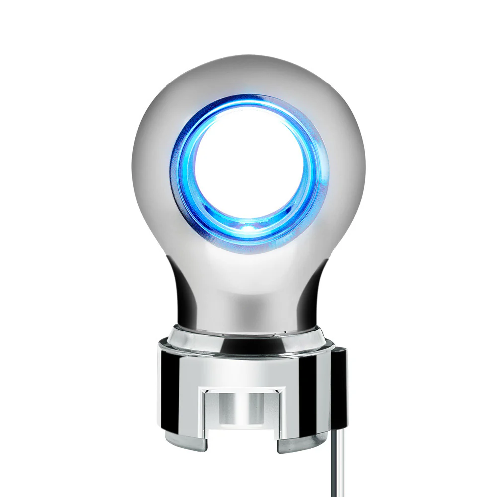 Chrome Charlotte Gearshift Knob LED For 13/15/18 Speed Adapters - Image 4
