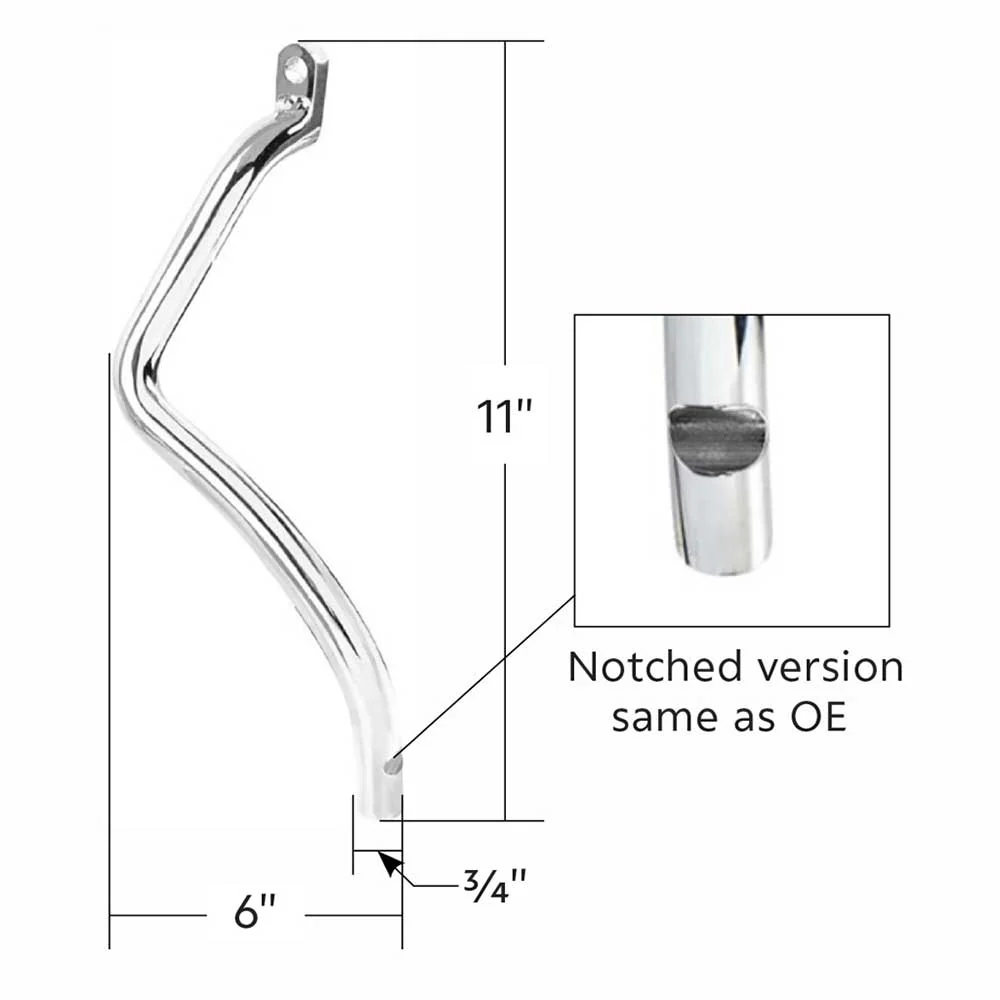 Chrome Clutch Pedal Arm For Peterbilt 359, 375 ,377, 378, 379 - Image 4