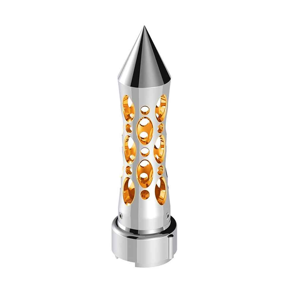 Chrome Daytona Spike 9/10 Gearshift Knob with LED