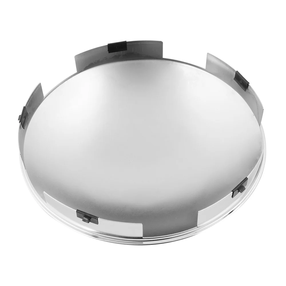Chrome Dome Front Hubcap, 5 Notch, 1" Lip - Image 2